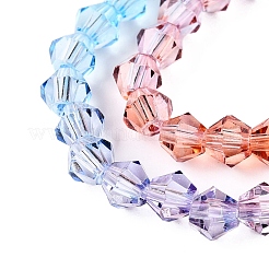 Градиентные цветные стеклянные бусины DGLA-A039-T2mm-A015