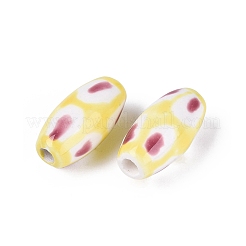 Abalorios de porcelana hechas a mano&nbsp;PORC-N012-07A