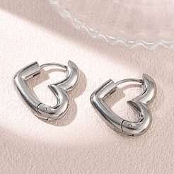 Boucles d'oreilles créoles en acier inoxydable 304&nbsp;SA-CBA46AF-26P-01