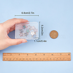10 шт. 10-цветные подвески из натурального зеленого авантюрина G-SC0002-02