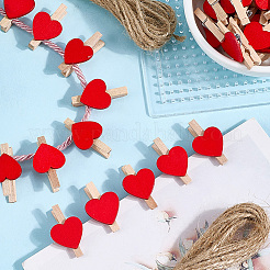 50 шт. деревянные зажимы-гвоздики&nbsp;DIY-CP0012-84A