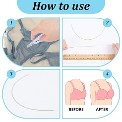 24 сумка 2 модели 304 нержавеющая сталь бюстгальтер косточки STAS-PH0006-94A