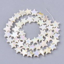 Нити бусин из пресноводных ракушек&nbsp;X-SHEL-N026-07A