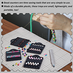 Пластиковые подставки для бусин диаметром 3/4/6/8 мм. KY-NB0001-67B