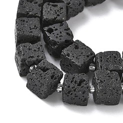 Бусы из натуральной лавы G-D338-A11