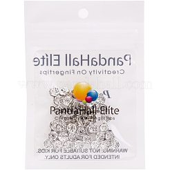 Посеребренные медные Ближний Восток горный хрусталь Spacer бисер RB-PH0001-07S-NF