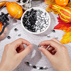 200 шт. 2 стиля хэллоуин смоляные бусины FIND-SC0011-66