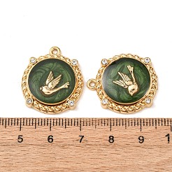 304 Edelstahl-Emaille-Anhänger&nbsp;STAS-F352-02G