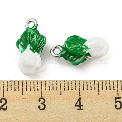 Латунь эмаль подвески&nbsp;KK-P258-17C-G