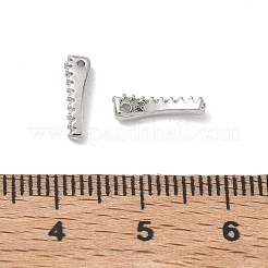 Latón micro pavimenta claro cubic zirconia encantos&nbsp;CU-CBA9FFD-01P-B