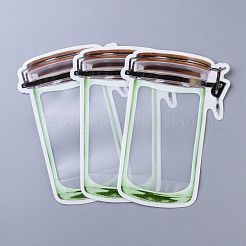 Sacchetti sigillati con cerniera a forma di barattolo di vetro riutilizzabili&nbsp;OPP-Z001-06-A