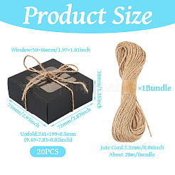 Складные бумажные почтовые коробки с окном&nbsp;CON-TA0001-32A