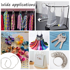 Железные вкладыши для наклеивания листового стекла навесные кольца&nbsp;DIY-WH0723-097P