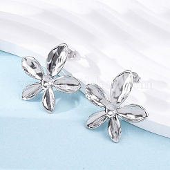 Серьги-гвоздики из нержавеющей стали 304 для женщин&nbsp;LS-EJEW-K306-16P