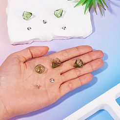 Kits para hacer colgantes con botellas de vidrio de diamantes&nbsp;DIY-TA0012-40F