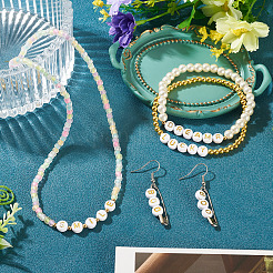 500 pièces de placage de perles acryliques&nbsp;PACR-TADJ0001-01V