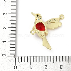 Шармы-соединители из латуни с микропаве из кубического циркония&nbsp;KK-D317-141G