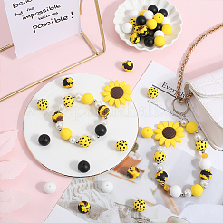 Пищевые экологически чистые силиконовые бусины SIL-SC0002-23