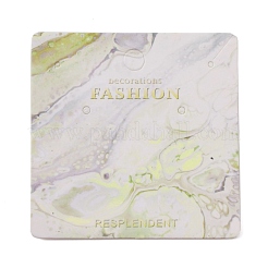 Бумажные карты дисплея серьги&nbsp;CDIS-WH0006-04G