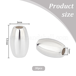 30 шт. 925 бусины из стерлингового серебра STER-PH0001-79