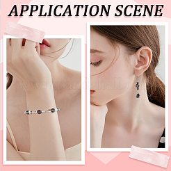 114шт прозрачные гальванические стеклянные бусины&nbsp;GLAA-PA0001-17D