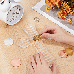 Акриловый держатель для монет ODIS-WH0078-05A