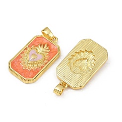 Латунь эмаль подвески KK-L190-008G-01