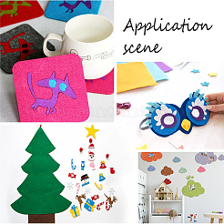 Фетровая наклейка DIY-WH0190-13E