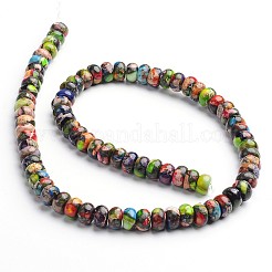 Окрашенная синтетическая имперская яшма&nbsp;G-M275-03-6mm