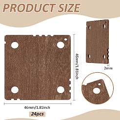 24 Stück Holz-Sperrbretter&nbsp;DIY-BC0014-31B