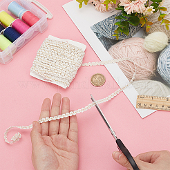 15 ярд полиэфирной кружевной ленты&nbsp;OCOR-WH0088-35A