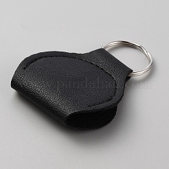 PU-Leder-Gitarren-Picks-Halter-Schlüsselbund-Plektren-Taschen-Etui-Zubehör&nbsp;KEYC-WH0040-02A
