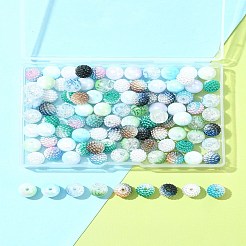 200 шт. 10 вида бусин в виде ягод из искусственного жемчуга и непрозрачного акрила OACR-FS0001-96A
