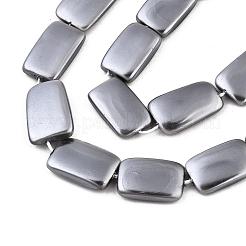 Galvanoplastie des brins de perles de coquille d'eau douce naturelle&nbsp;SHEL-R049-027D