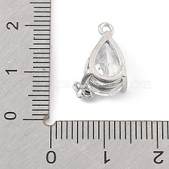 Латунные микро проложить кубического циркония подвески&nbsp;LS-KK-K371-40A-P