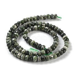 Натуральная серебряная линия яшма бисер прядь G-Z042-B01-04