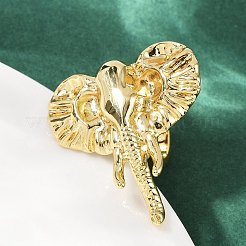 Латунные регулируемые открытые манжеты для женщин RJEW-R032-02G