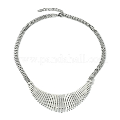 Массивные ожерелья с цирконием NJEW-Q322-02P