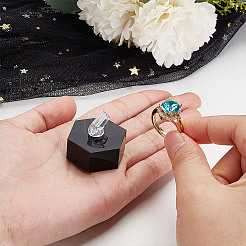 Акриловые держатели для колец&nbsp;RDIS-WH0020-02A-02