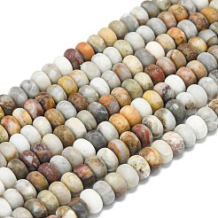 Natürliche Gobi Achat Perlen Stränge&nbsp;G-P575-A27-6x4mm