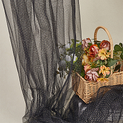 Polyester-Mesh-Spitzenstoff&nbsp;DIY-WH0504-430B