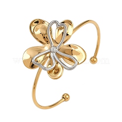 Браслеты из нержавеющей стали 304 для женщин&nbsp;BJEW-C121-01GP