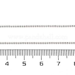 1 мм латунная шариковая цепочка регулируемые слайдеры ожерелья KK-K398-28S