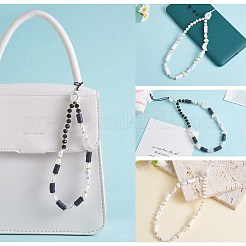 Ремешок для мобильного телефона с цепочкой в виде луны HJEW-SW00020-02