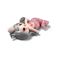 Подвески из непрозрачной смолы RESI-D055-035P