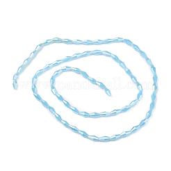 Непрозрачное стекло бисер нитей&nbsp;GLAA-P001-04A-03