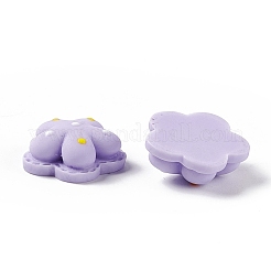 Blumen-Cabochons aus undurchsichtigem Harz&nbsp;RESI-G041-D03