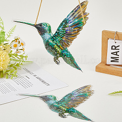 Акриловые подвесные ловцы солнца в виде птиц&nbsp;LS-HJEW-WH20021-02D