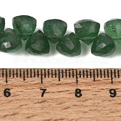 Naturales verdes fresa de cuarzo hebras de abalorios&nbsp;GG-NH0010-D01-01