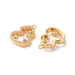 Латунные микропаве прозрачные подвески с фианитом&nbsp;KK-L221-003G